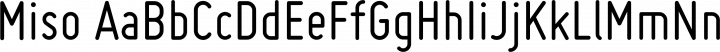 Miso font family by M&aring;rten Nettelbladt