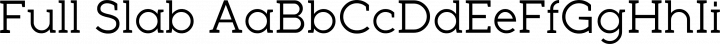 Full Slab font family by B&uuml;lent Y&uuml;ksel