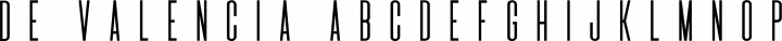 De Valencia font family by Manuel Fern&aacute;ndez del Campo Garc&iacute;a